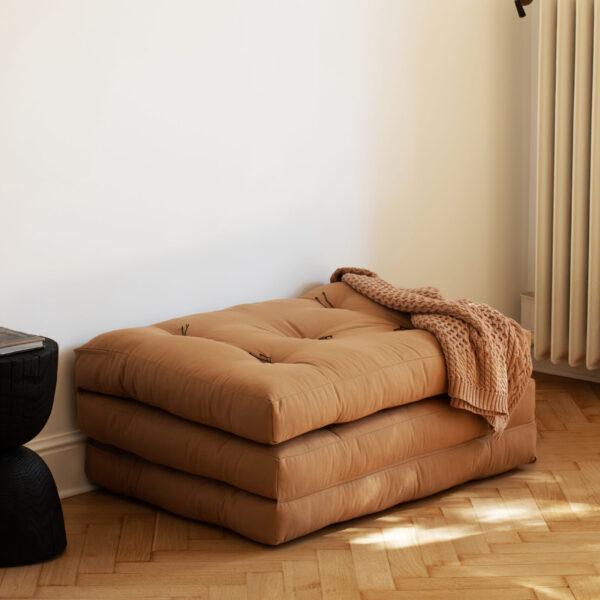 Futon KOSTKA składany i kompaktowy 90x200, OD RĘKI
