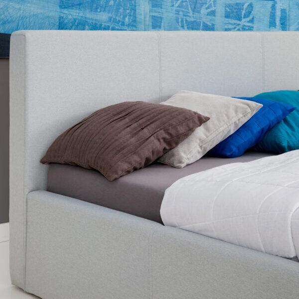Minimalistyczne łóżko tapicerowane LOFT